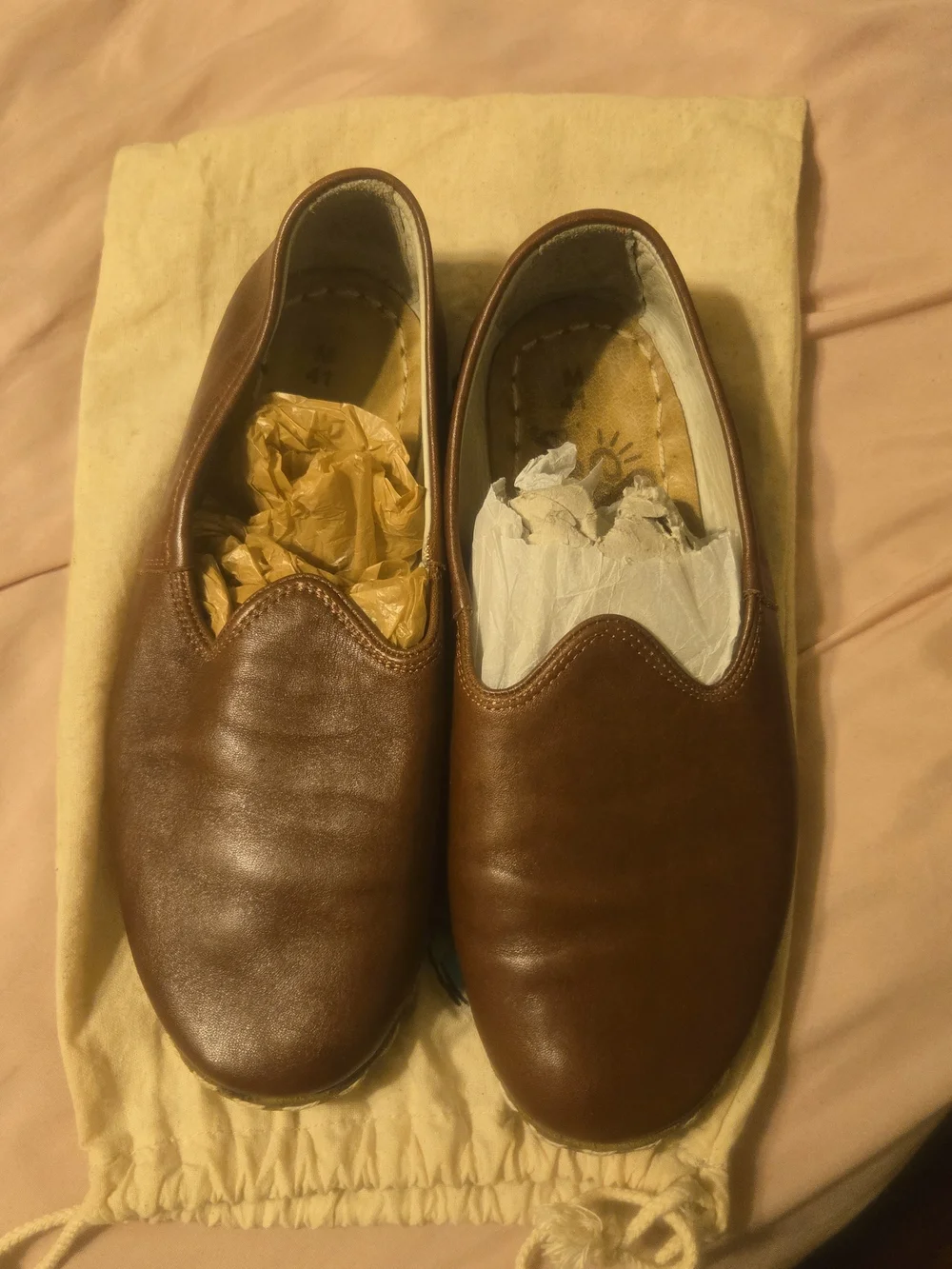 Sabah Talavera Brown Leather Slip-On Loafers